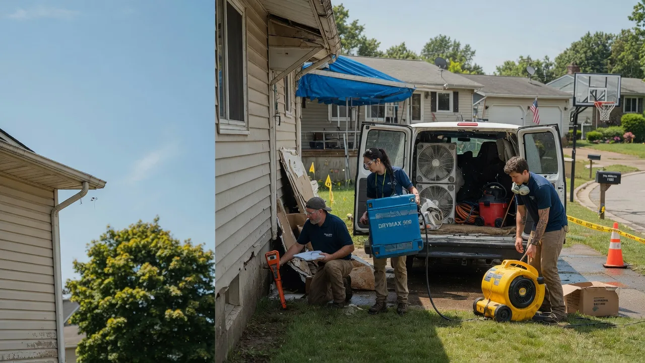 Ceiling Leak Cleanup in Big Falls, WI near me
