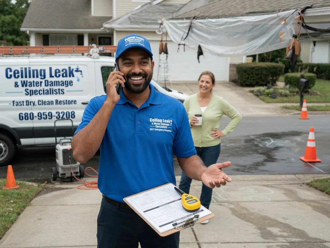 Ceiling Leak Cleanup Big Falls, WI FAQs